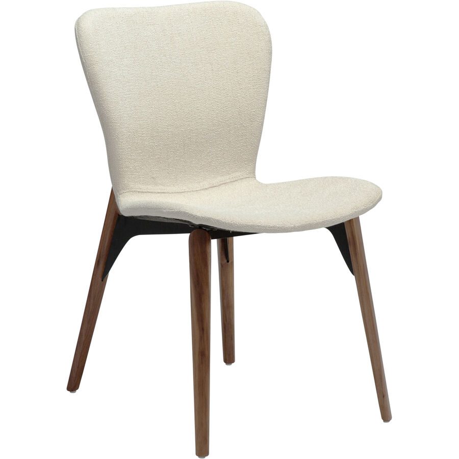 DAN-FORM Stuhl 2er-Set Paragon Beige/Braun Stoff 50.5 cm - Farbe: braun/beige - Stuhl 2er-Set