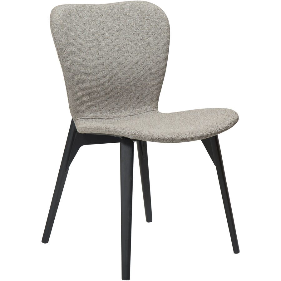 DAN-FORM Stuhl 2er-Set Paragon Grau Stoff 50.5 cm - Farbe: hellgrau - Stuhl 2er-Set