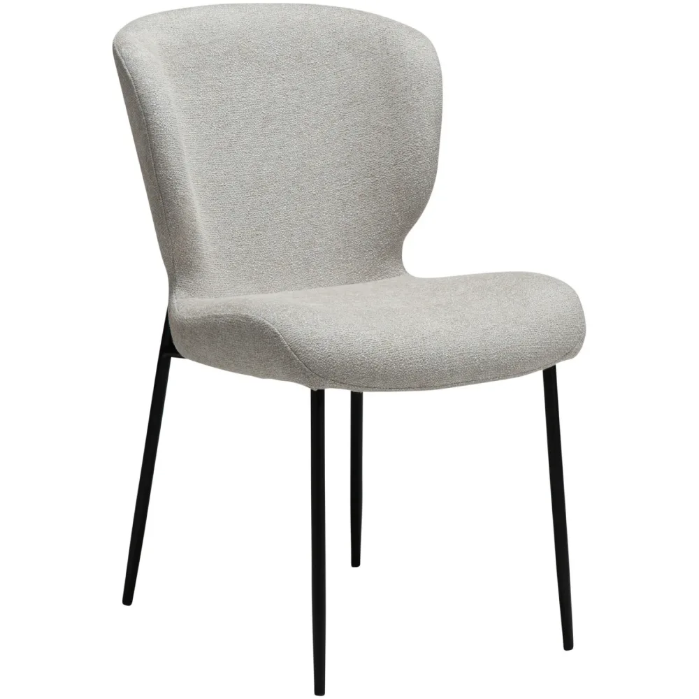 DAN-FORM Stuhl 2er-Set Glory Beige Stoff 50 cm - Stuhl 2er-Set