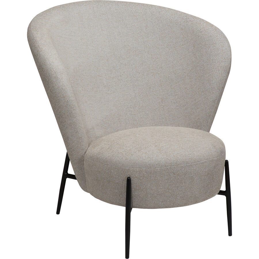 DAN-FORM Sessel Orbit Beige Stoff 84 cm 83 cm - Sessel