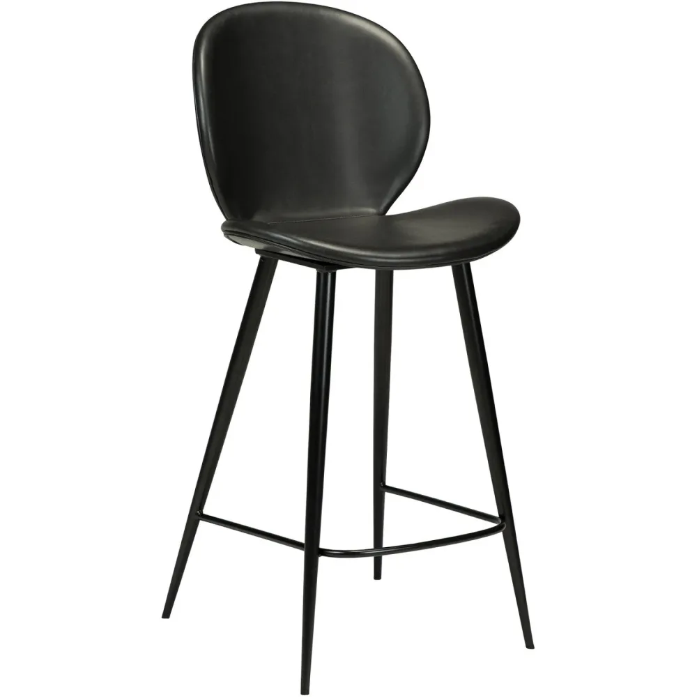 DAN-FORM Barhocker 2er-Set Cloud Schwarz Kunstleder/Metall 47.5 cm 99.5 cm - Material: Kunstleder, Metall - Barhocker 2er-Set