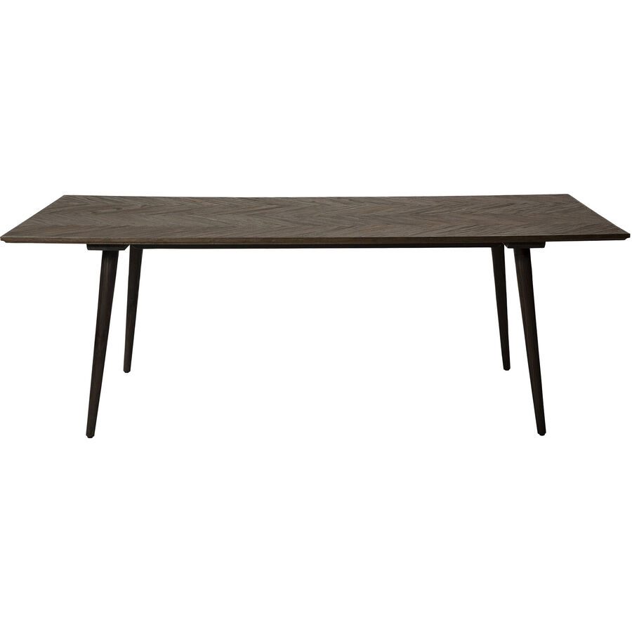 DAN-FORM Esstisch Bone Braun/Schwarz Holz 100 cm - Esstisch