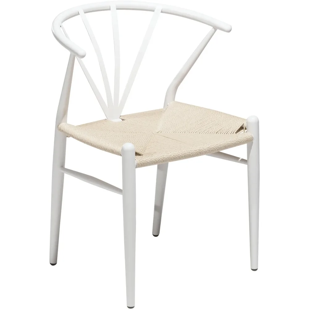 DAN-FORM Stuhl 2er-Set Delta Weiss 53 cm - Farbe: white - Material: Mischgewebe - Stuhl 2er-Set