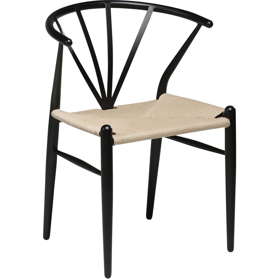 DAN-FORM Stuhl 2er-Set Delta Schwarz 53 cm - Material: Mischgewebe - Stuhl 2er-Set