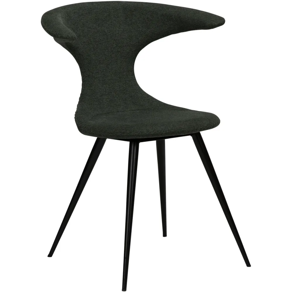 DAN-FORM Stuhl 2er-Set Flair Grün Stoff 65 cm - Stuhl 2er-Set