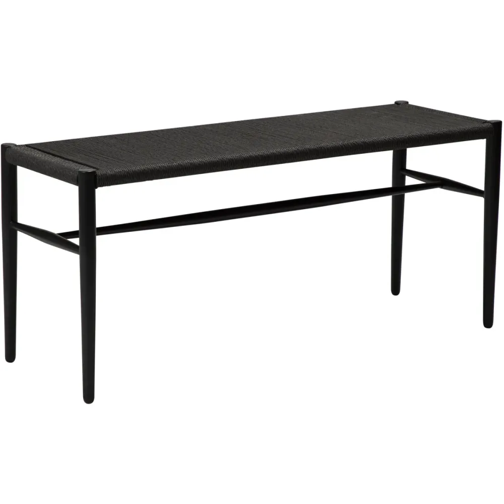 DAN-FORM Bank Sava Schwarz 100 cm 45 cm - Material: Mischgewebe - Bank