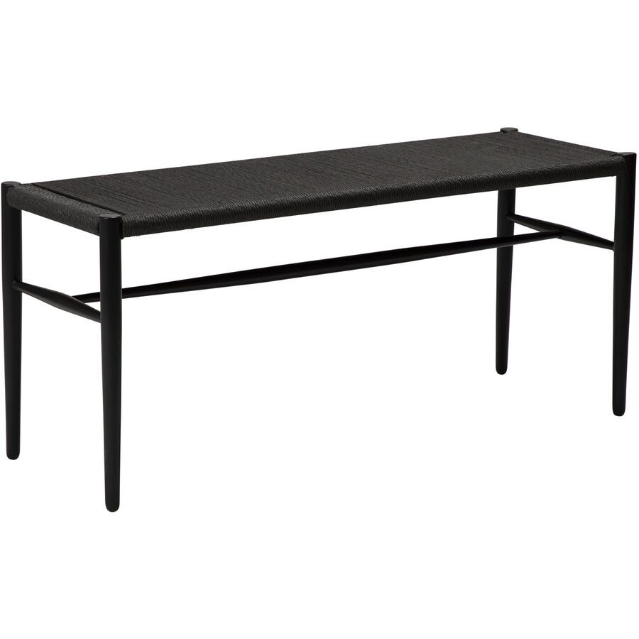 DAN-FORM Bank Sava Schwarz 100 cm 45 cm - Material: Mischgewebe - Bank