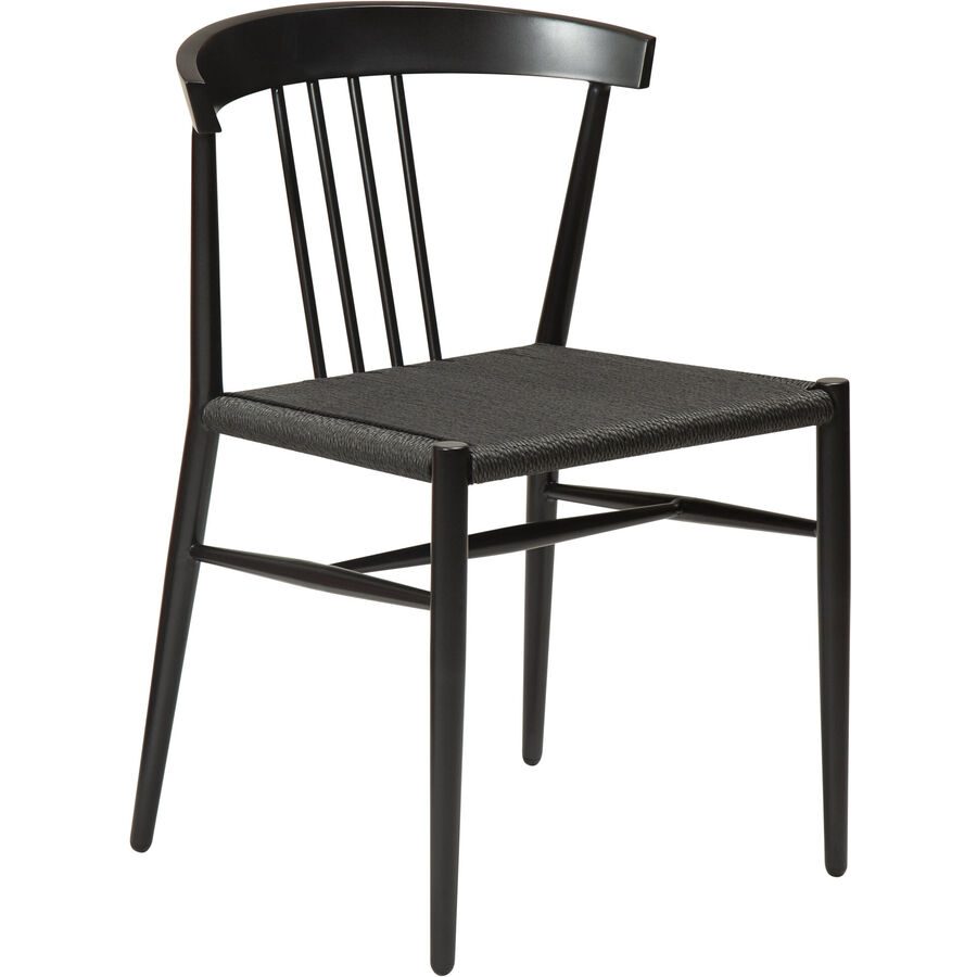 DAN-FORM Stuhl 2er-Set Sava Schwarz Kunststoff 54.5 cm - Material: Mischgewebe - Stuhl 2er-Set
