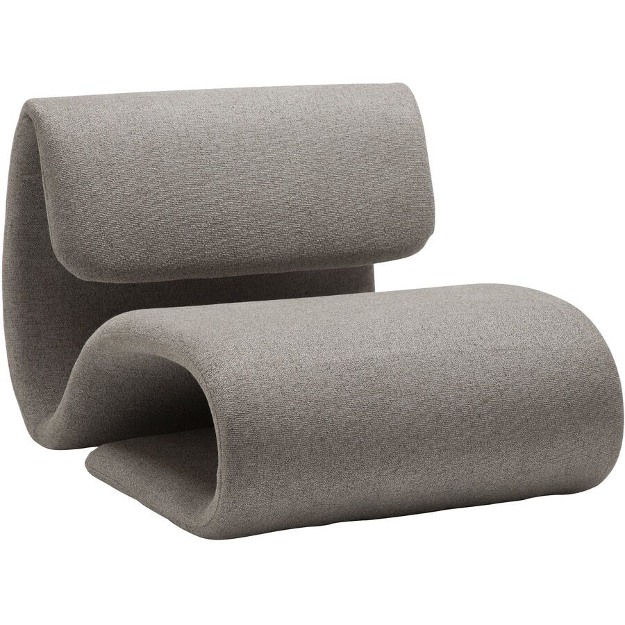 DAN-FORM Sessel Dubna Grau Stoff 77.5 cm 92 cm - Farbe: hellgrau - Sessel