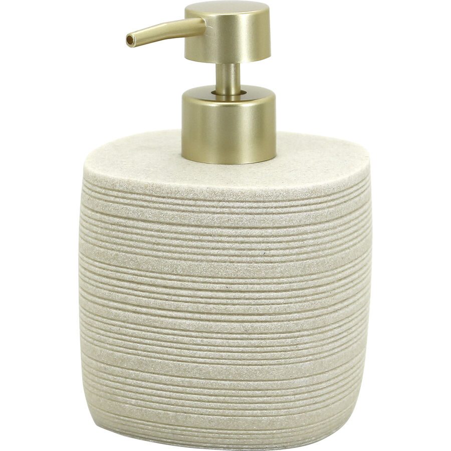 Seifenspender Suzi Beige Kunststoff 10 cm 14.8 cm - Material: Polyresin - Seifenspender