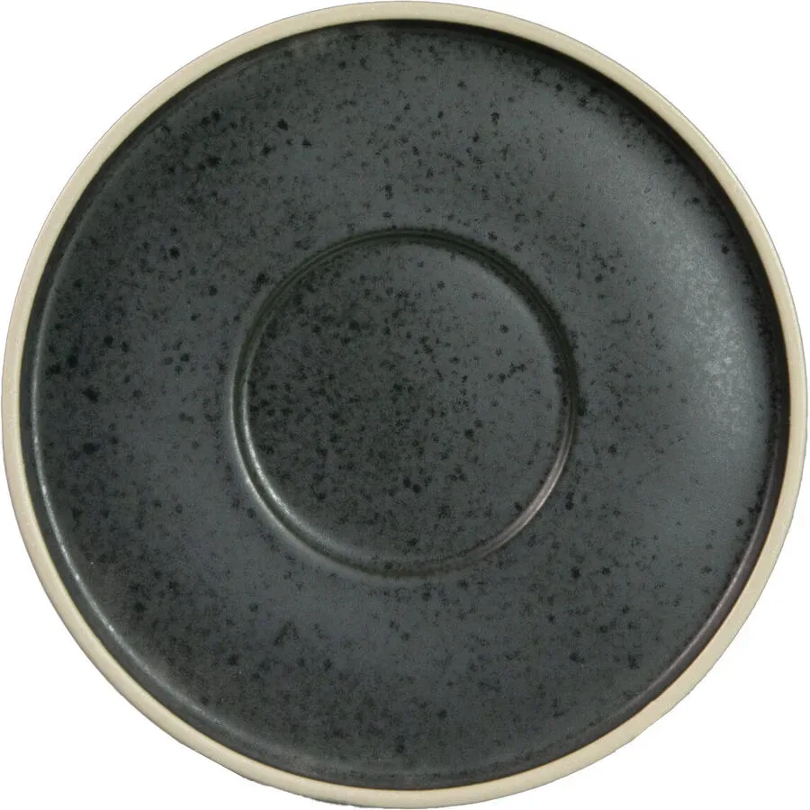 Untertasse Calypso Braun Steingut - Farbe: Sepia - Material: Stoneware - Untertasse