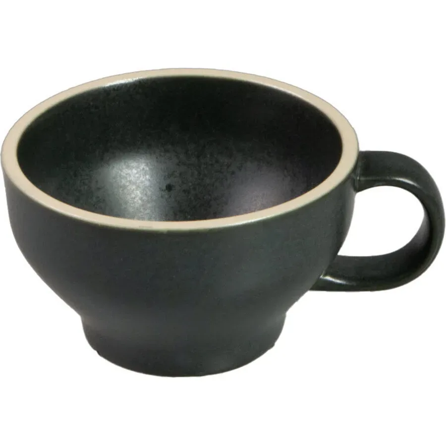 Espressotasse Calypso Schwarz Steingut 0.08 l - Farbe: Sepia - Material: Stoneware - Espressotasse