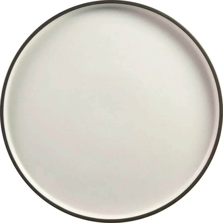 Teller flach Calypso Beige/Braun Steingut 24 cm - Farbe: bisciut - Material: Stoneware - Teller flach