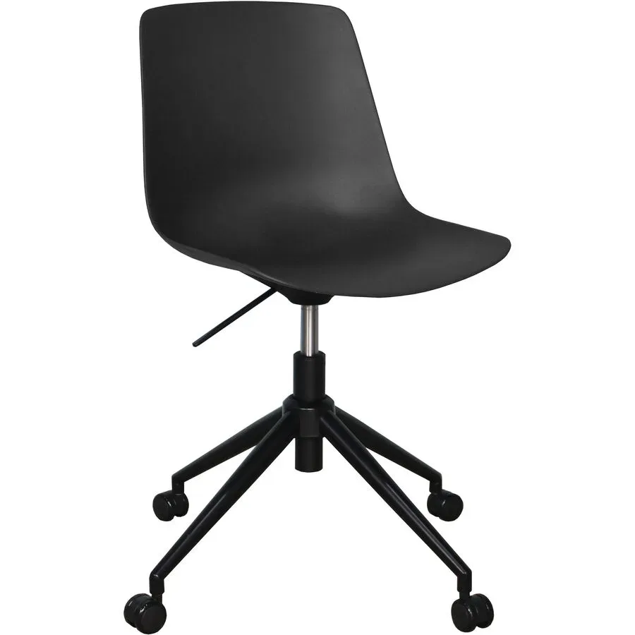 Bürostuhl Livio Schwarz Kunststoff 50 cm 82.5 cm Höhenverstellbar (manuell) - Material: Polypropylen - Bürostuhl