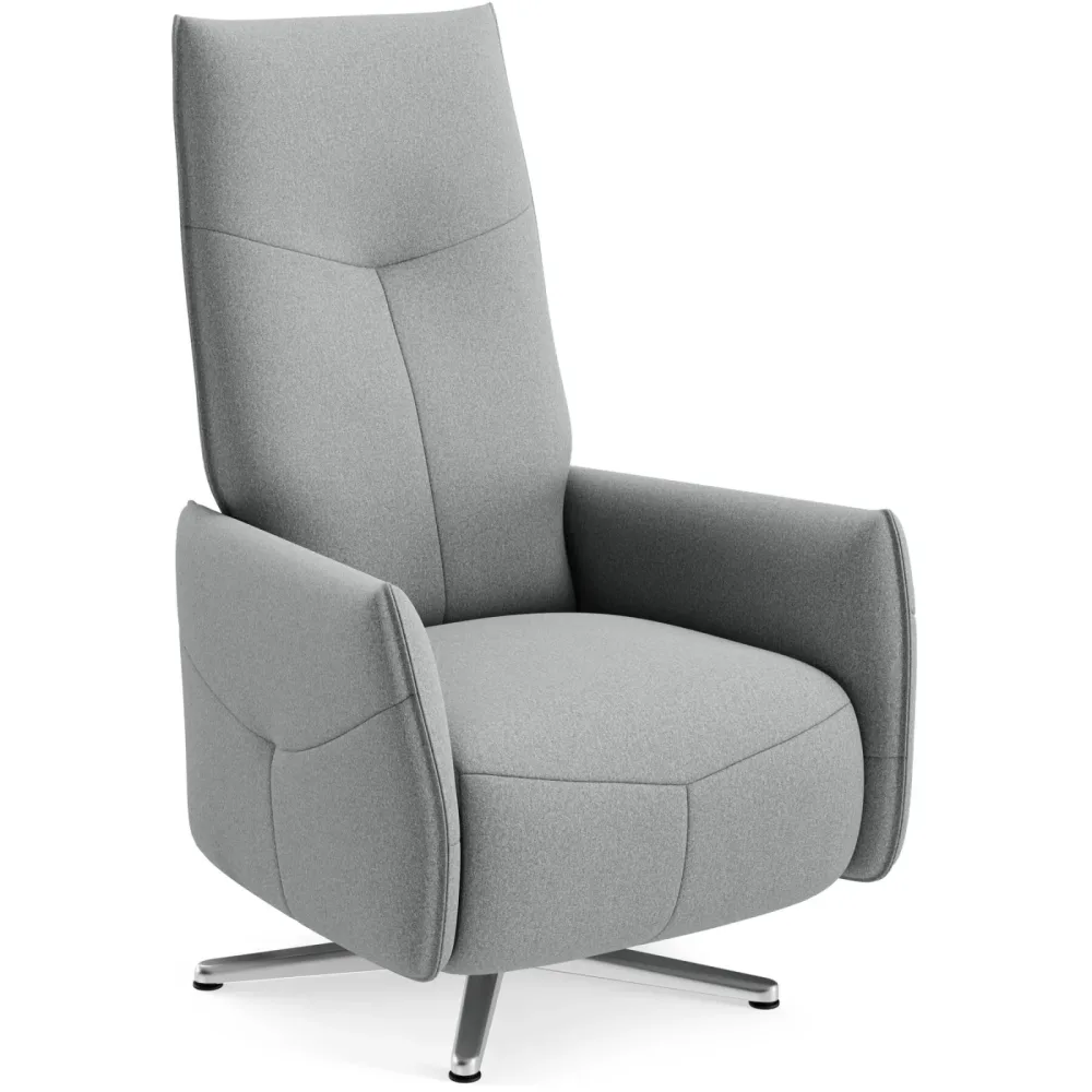 Relaxsessel Jura Grau Stoff 73 cm 158 cm - Möbel Konfigurator: Traummöbel individuell zusammenstellen - Relaxsessel
