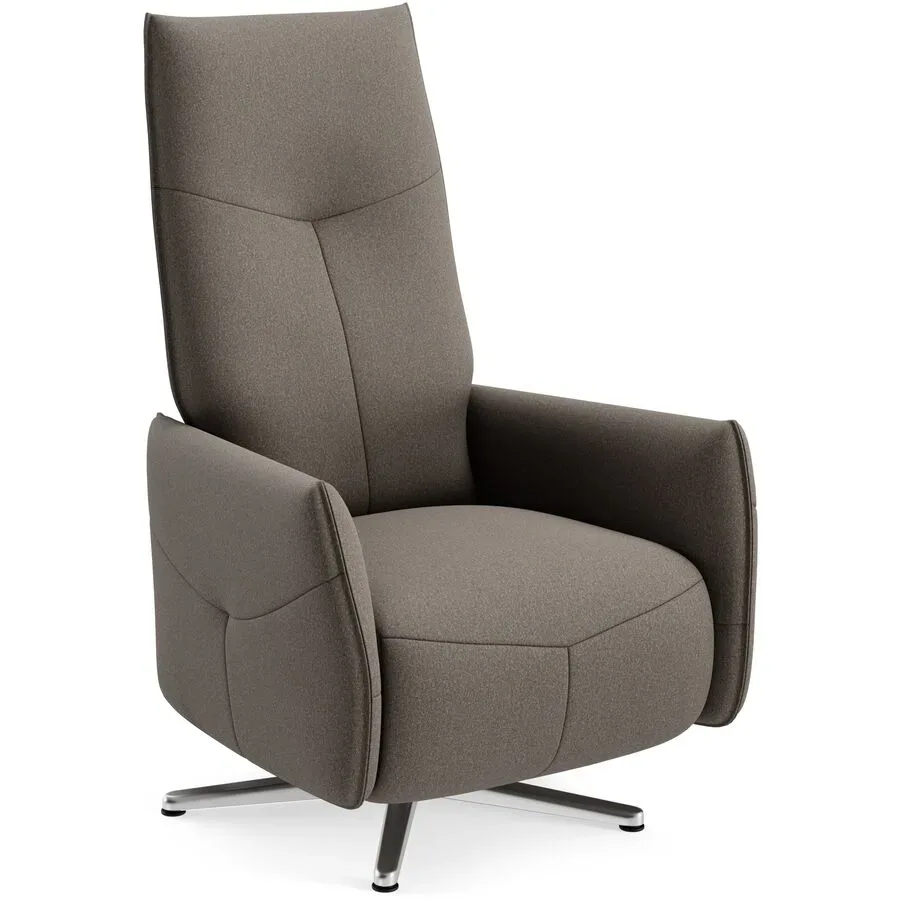Relaxsessel Jura Braun Stoff 73 cm 158 cm - Farbe: nussbraun - Möbel Konfigurator: Traummöbel individuell zusammenstellen - Relaxsessel