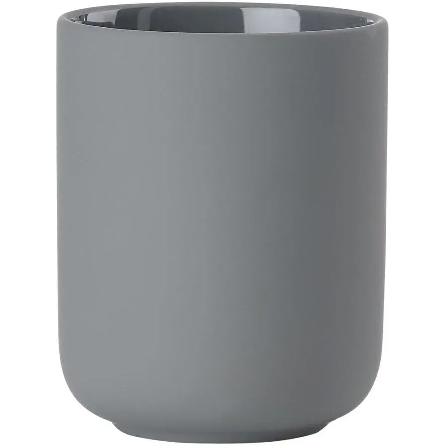 Zahnbecher Zone Denmark Grau Steingut 8.3 cm 10.3 cm - Zahnbecher
