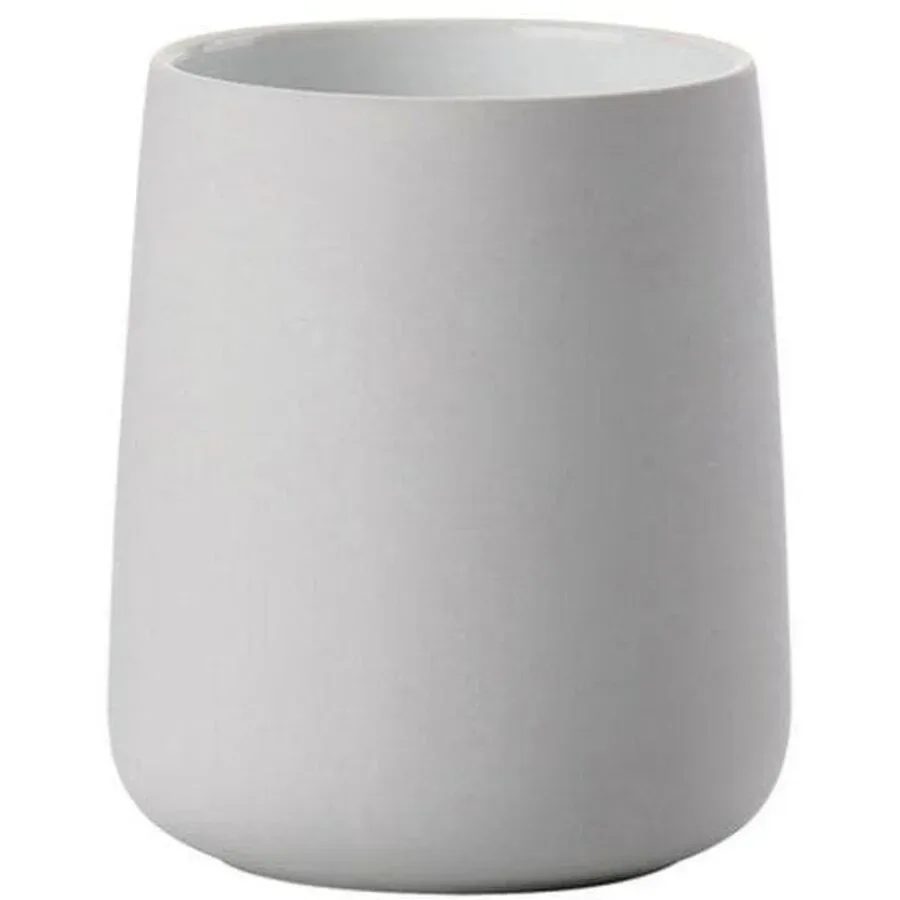 Zahnbecher Zone Denmark Grau Porzellan 8 cm 10 cm - Zahnbecher