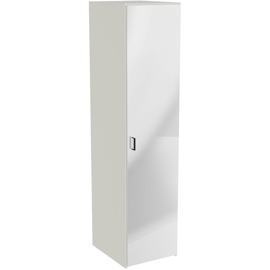 Kleiderschrank Window Beige/Grau Holz 50.7 cm 60 cm 213.9 cm - Farbe: Greige - Material: Holzwerkstoff - Möbel Konfigurator: Traummöbel individuell