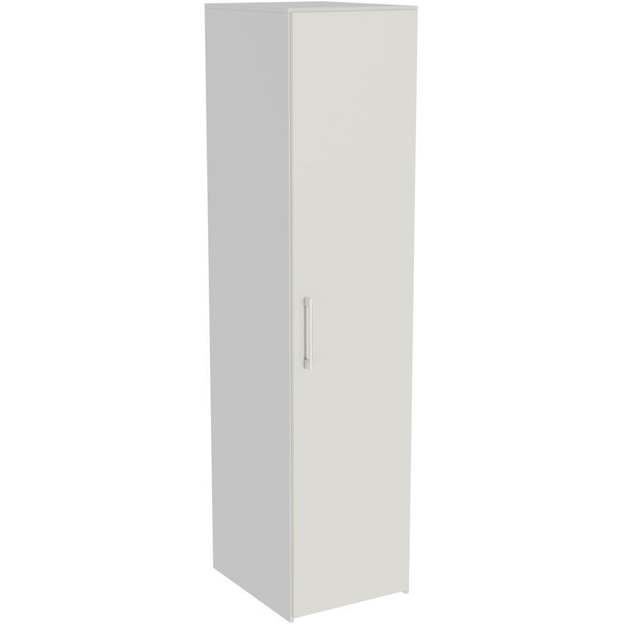 Kleiderschrank Window Grau Holz 50.7 cm 60 cm 213.9 cm - Farbe: lichtgrau - Material: Holzwerkstoff - Möbel Konfigurator: Traummöbel individuell