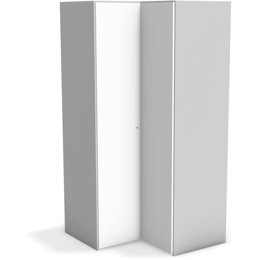 Kleiderschrank Window Grau Holz 107 cm 108 cm 214 cm - Farbe: lichtgrau - Material: Holzwerkstoff - Möbel Konfigurator: Traummöbel individuell