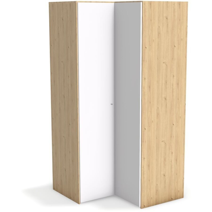 Kleiderschrank Window Braun Holz 107 cm 108 cm 214 cm - Farbe: eiche - Material: Holzwerkstoff - Möbel Konfigurator: Traummöbel individuell