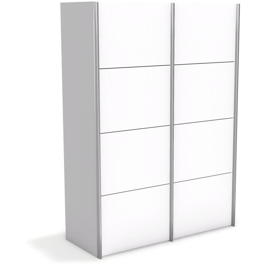 Kleiderschrank Window Weiss Holz 148 cm 67 cm 214 cm - Material: Holzwerkstoff - Möbel Konfigurator: Traummöbel individuell zusammenstellen -
