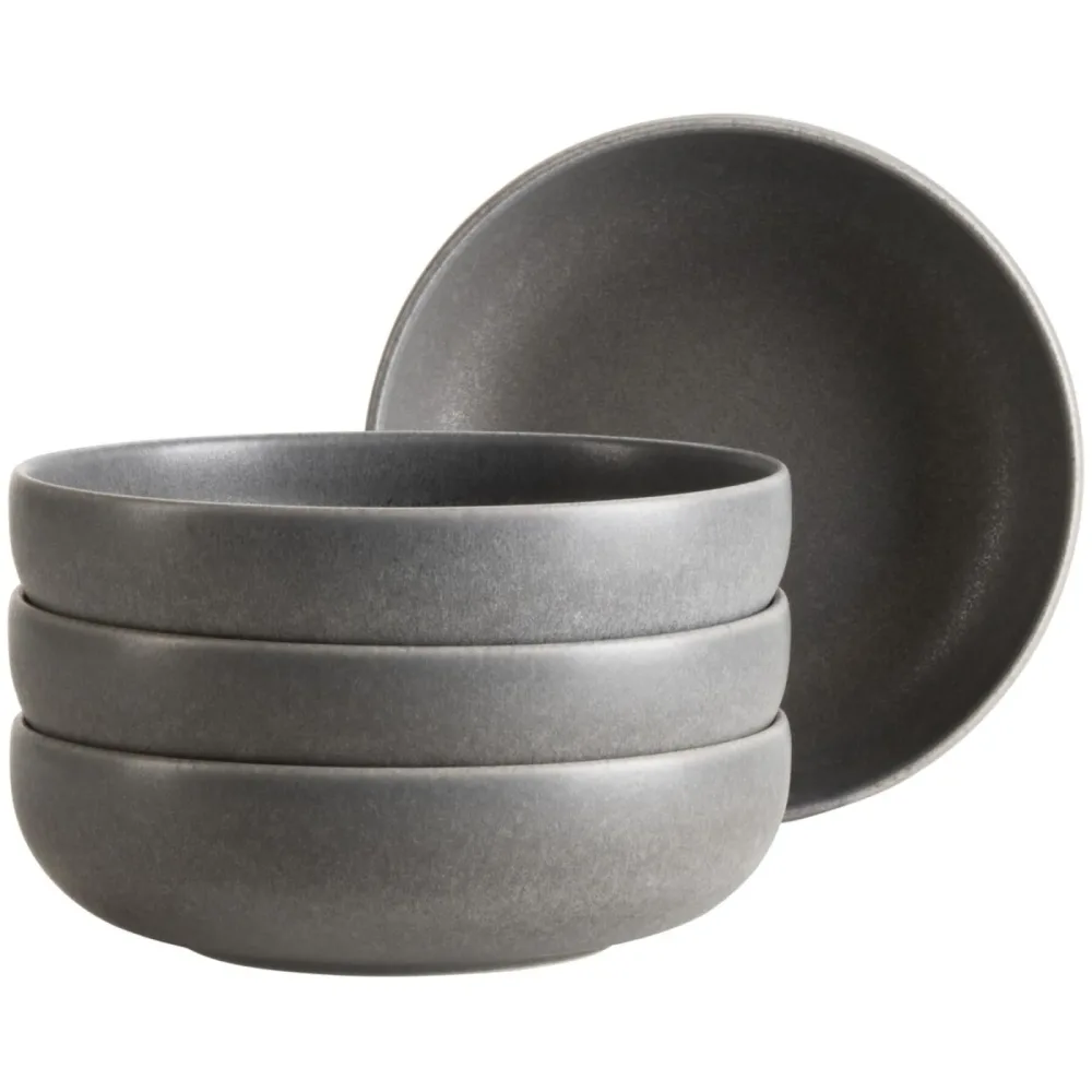 MÄSER Schüssel-Set 4-tlg. Unico Schwarz Steinzeug 16 cm - Schüssel-Set 4-tlg.