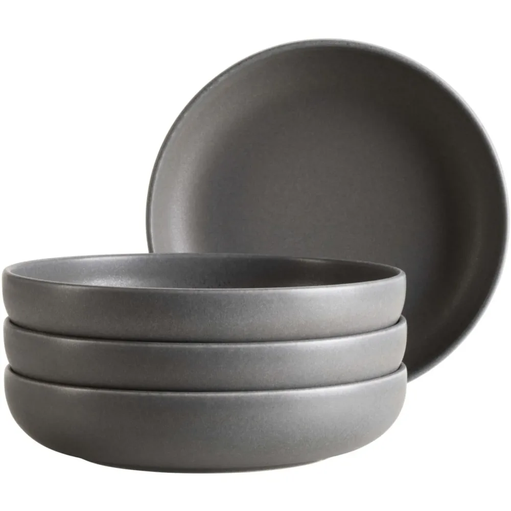 MÄSER Schüssel-Set 4-tlg. Unico Schwarz Steinzeug 22 cm - Schüssel-Set 4-tlg.