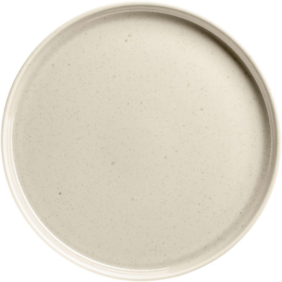 Teller flach Candy Beige Steinzeug 28 cm - Teller flach