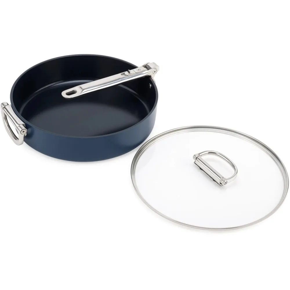 Stielkasserolle Joseph Joseph Silber Edelstahl/Glas/Keramik/Metall 29 cm 12.8 cm 23 cm - Material: Diverse - Stielkasserolle