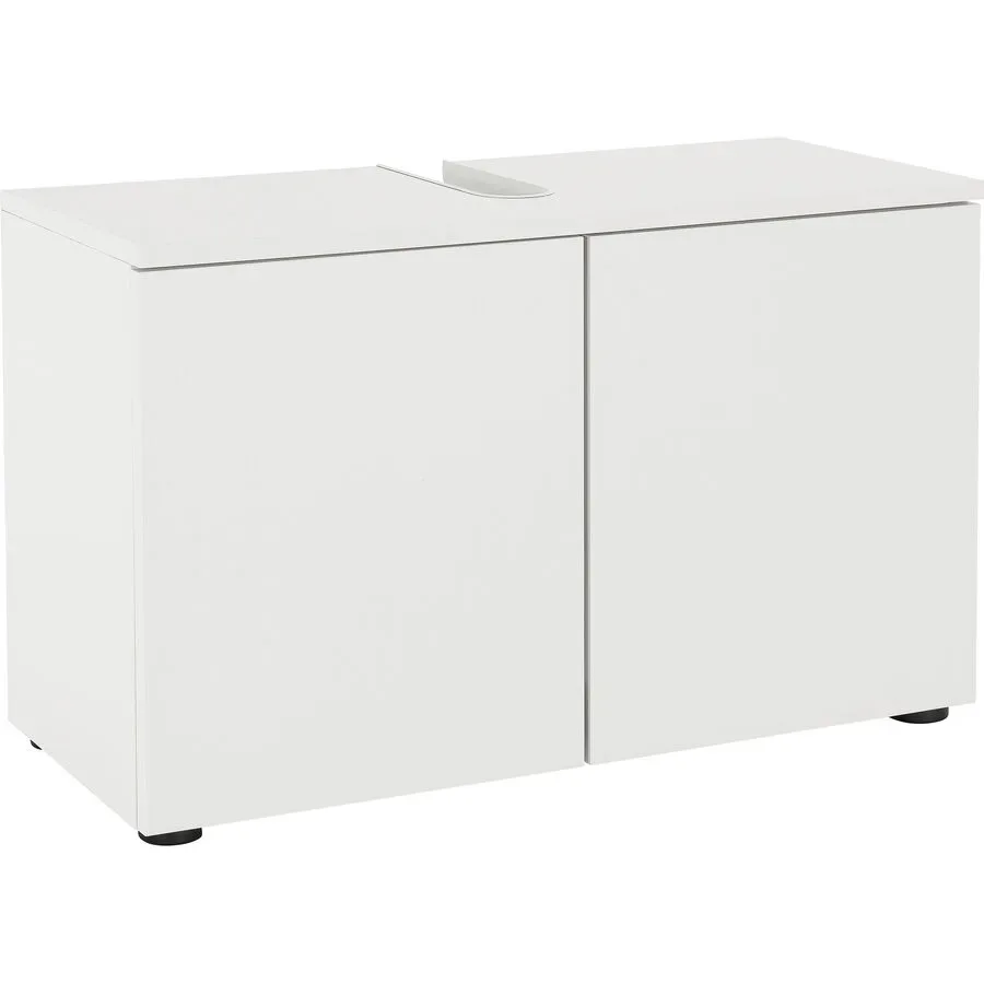 Lavaboy Xenia Weiss Holz 80 cm 35 cm - Material: Holzwerkstoff - Lavaboy