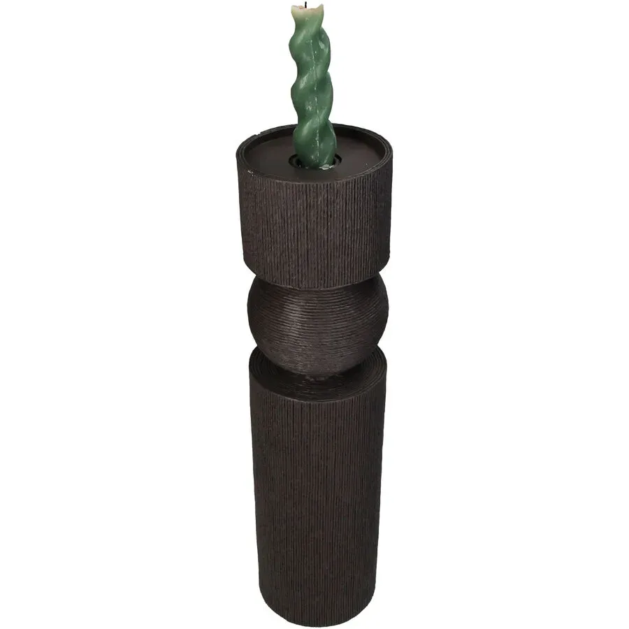 Kerzenhalter Kaars Braun Beton 35.3 cm - Kerzenhalter