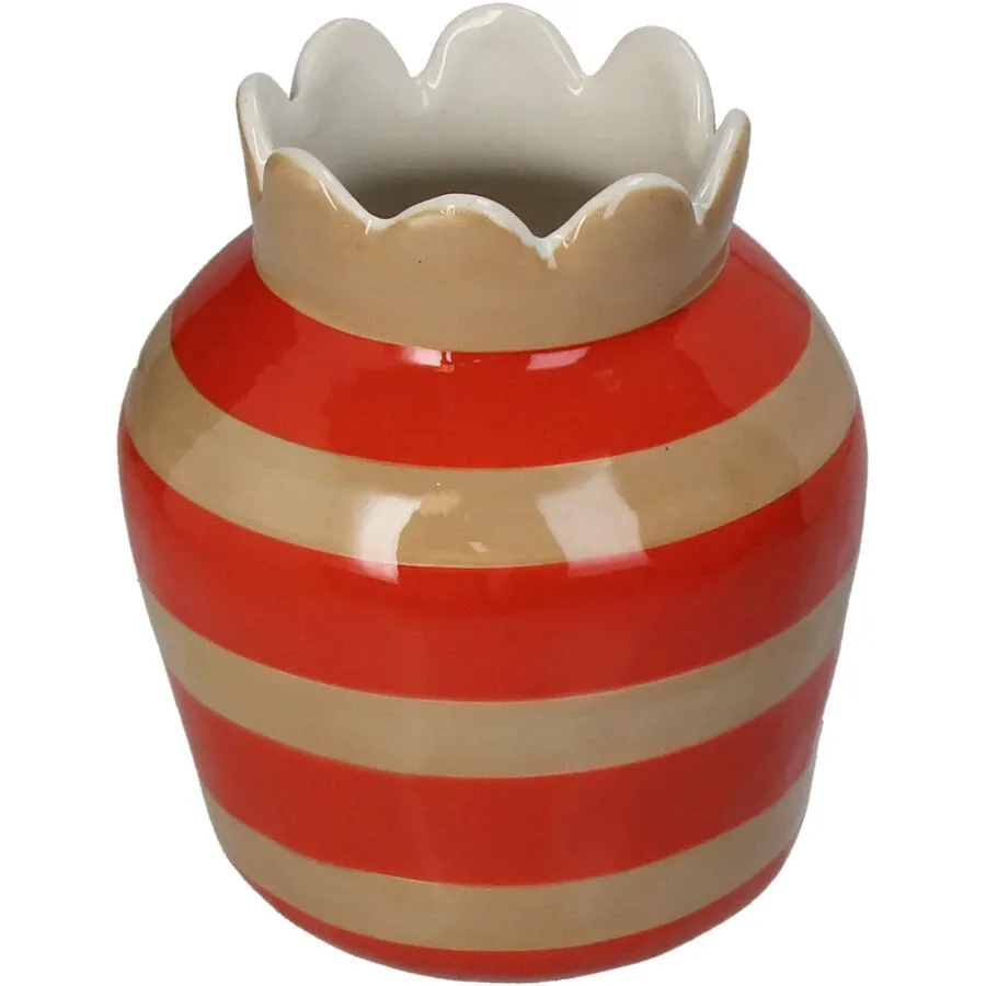 Vase Myko Mehrfarbig Naturstein 17.5 cm - Farbe: Multi - Material: Dolomit - Vase