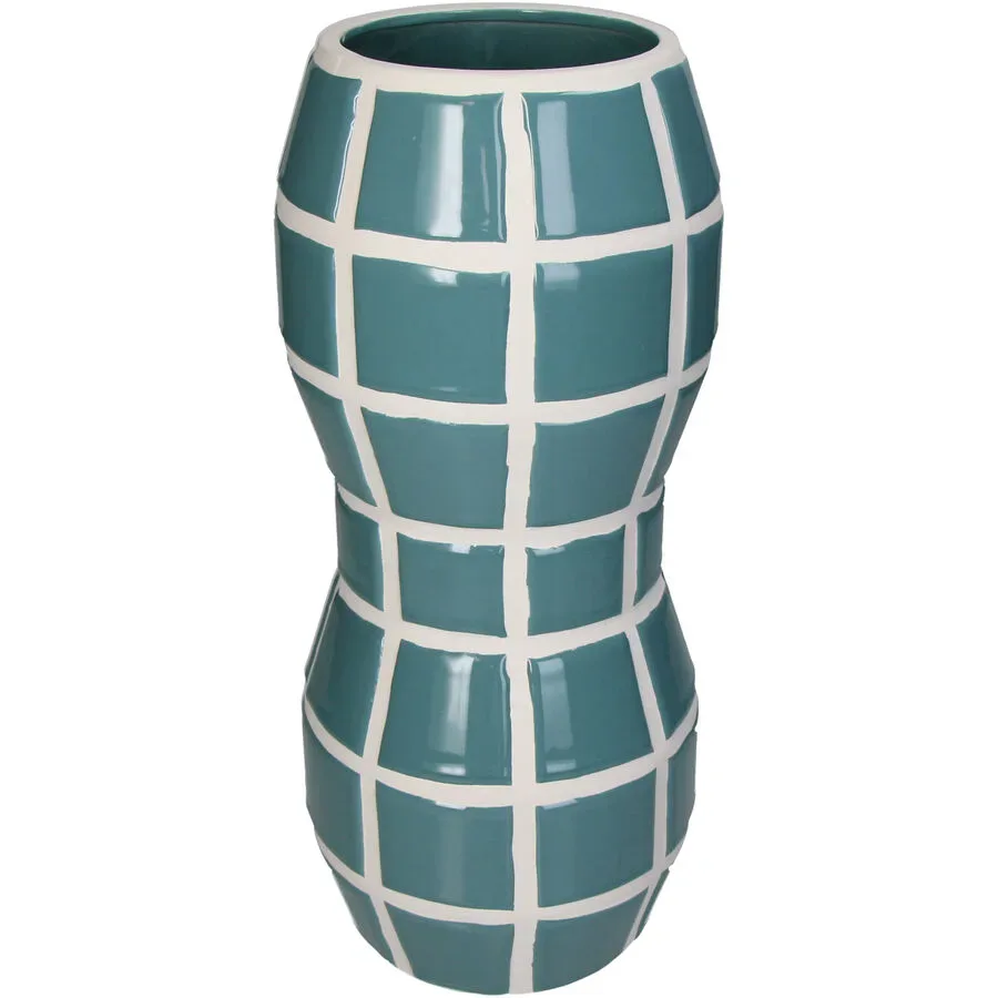 Vase Myko Blau Steingut 35.5 cm - Vase