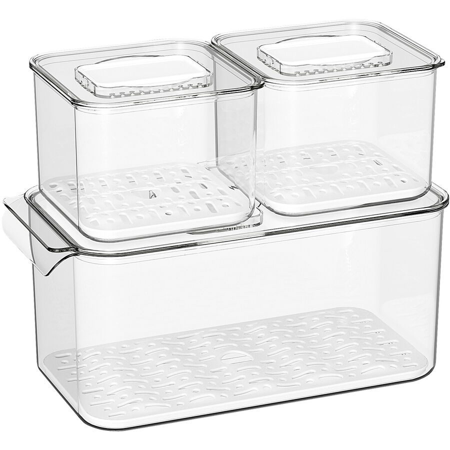 Aufbewahrungsbox Fresh Transparent PET 16.3 cm 31.5 cm - Aufbewahrungsbox