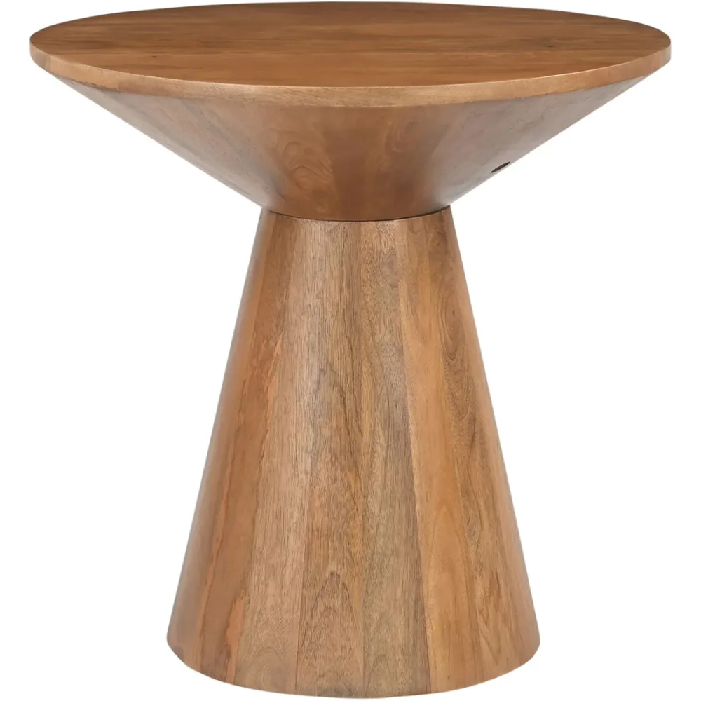 Beistelltisch Mango Braun Holz 60 cm - Farbe: natur - Material: Mangoholz massiv - Beistelltisch