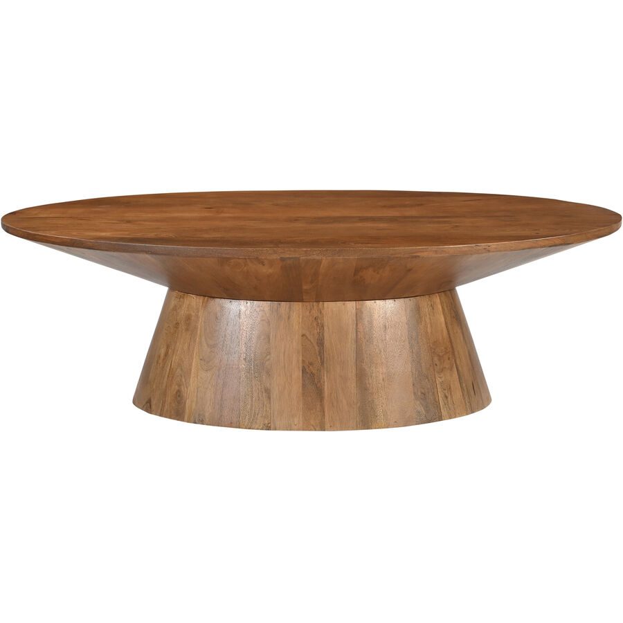 Salontisch Mango Braun Holz 130 cm - Farbe: natur - Material: Mangoholz massiv - Salontisch