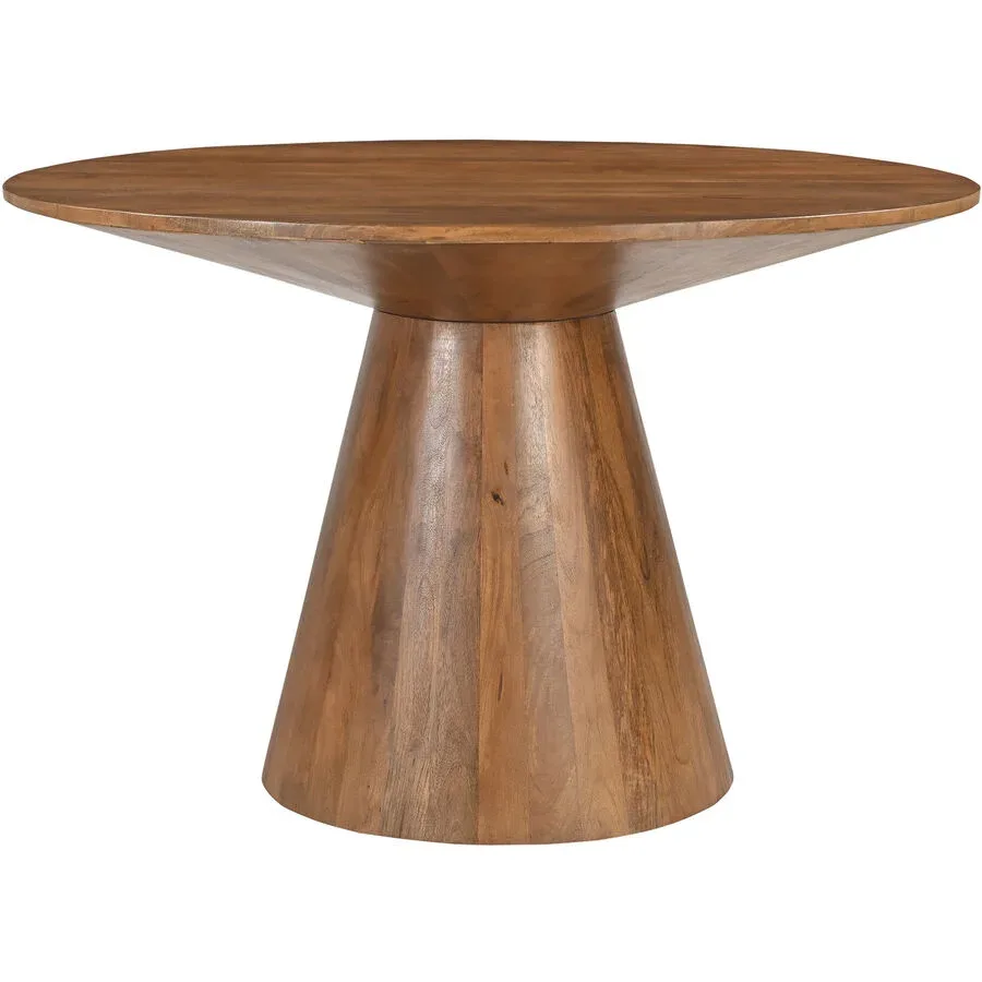 Esstisch Mango Braun Holz 120 cm - Farbe: natur - Material: Mangoholz massiv - Esstisch