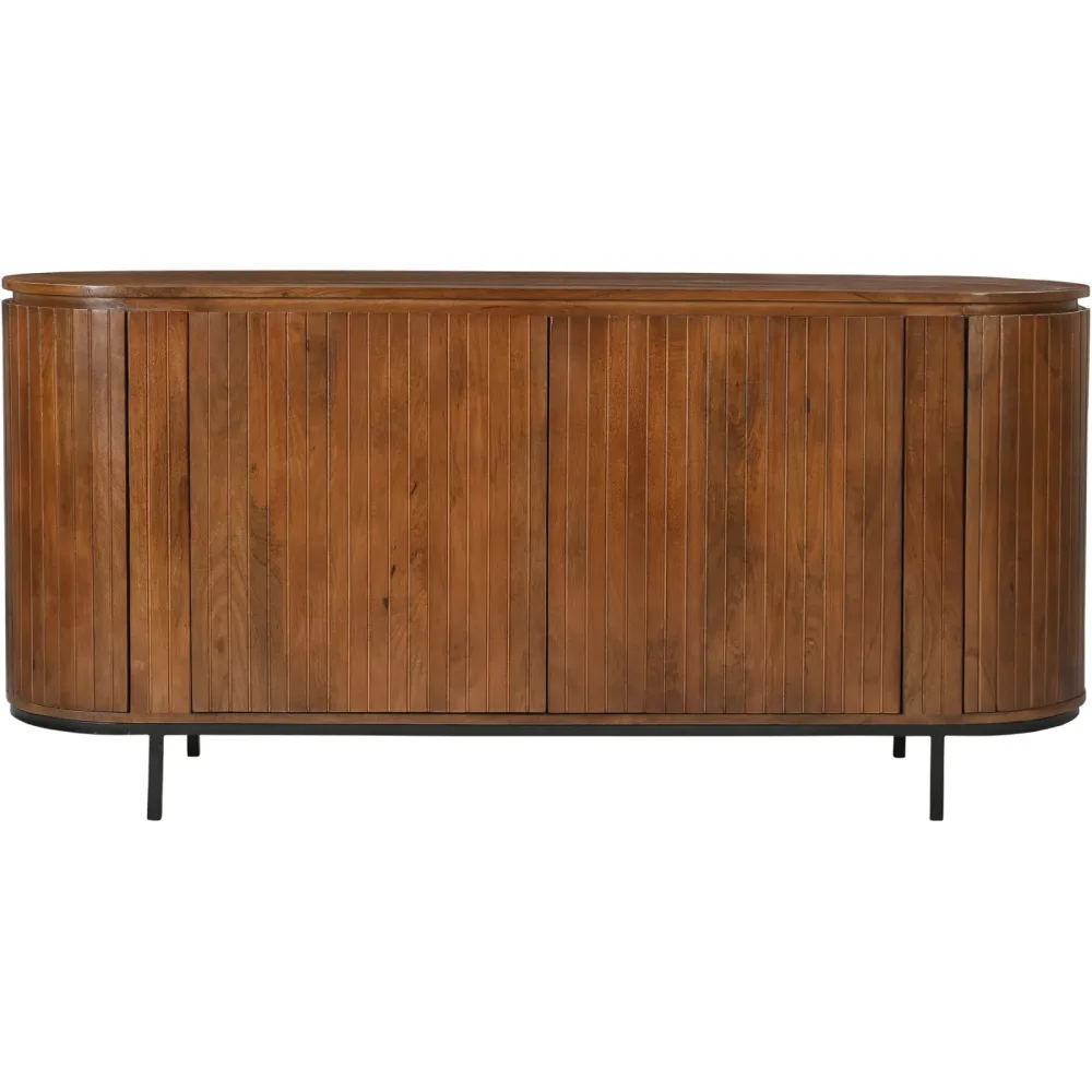 Sideboard Mango Braun Holz 170 cm 80 cm - Farbe: natur - Material: Mangoholz massiv - Sideboard