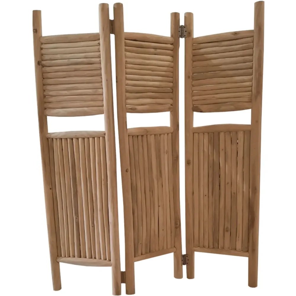 Raumteiler Garda natur Teak B 275 H 180 cm - Raumteiler