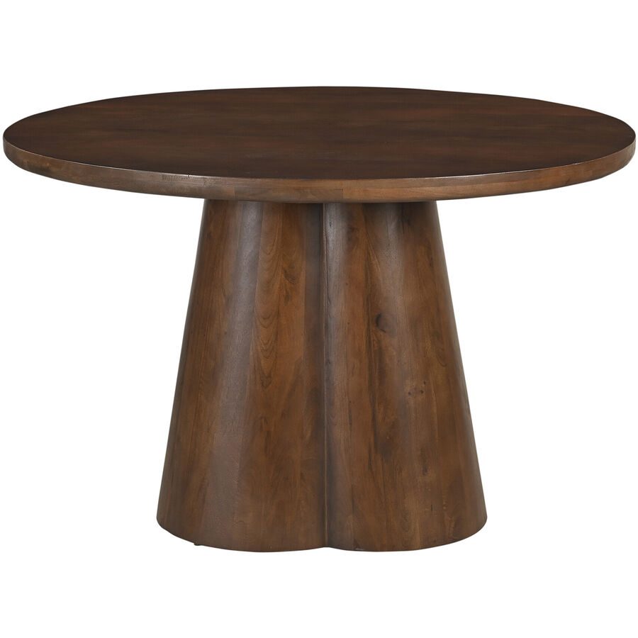 Tisch Rondo Braun Holz 120 cm - Material: Mangoholz massiv - Tisch