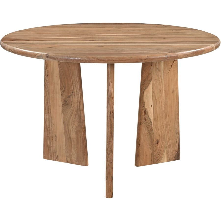 Tisch Acacia Braun Holz 120 cm - Farbe: Akazie natur - Tisch