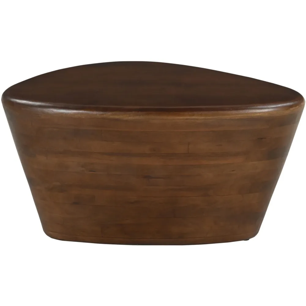 Beistelltisch Rondo Braun Holz 70 cm - Material: Mangoholz massiv - Beistelltisch