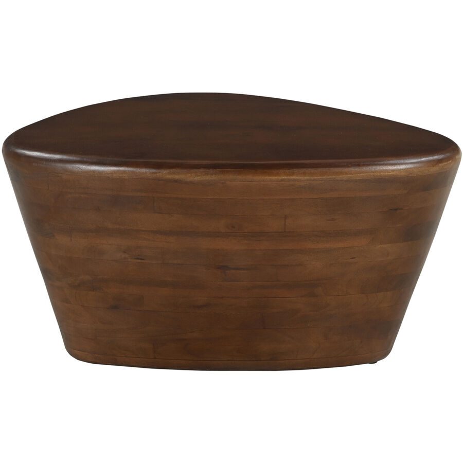 Beistelltisch Rondo Braun Holz 70 cm - Material: Mangoholz massiv - Beistelltisch