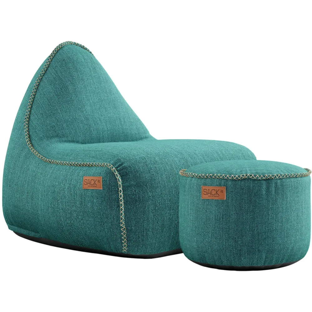 SACKit Sitzsack Cobana petrol Kunststoff T 96 cm - Sitzsack