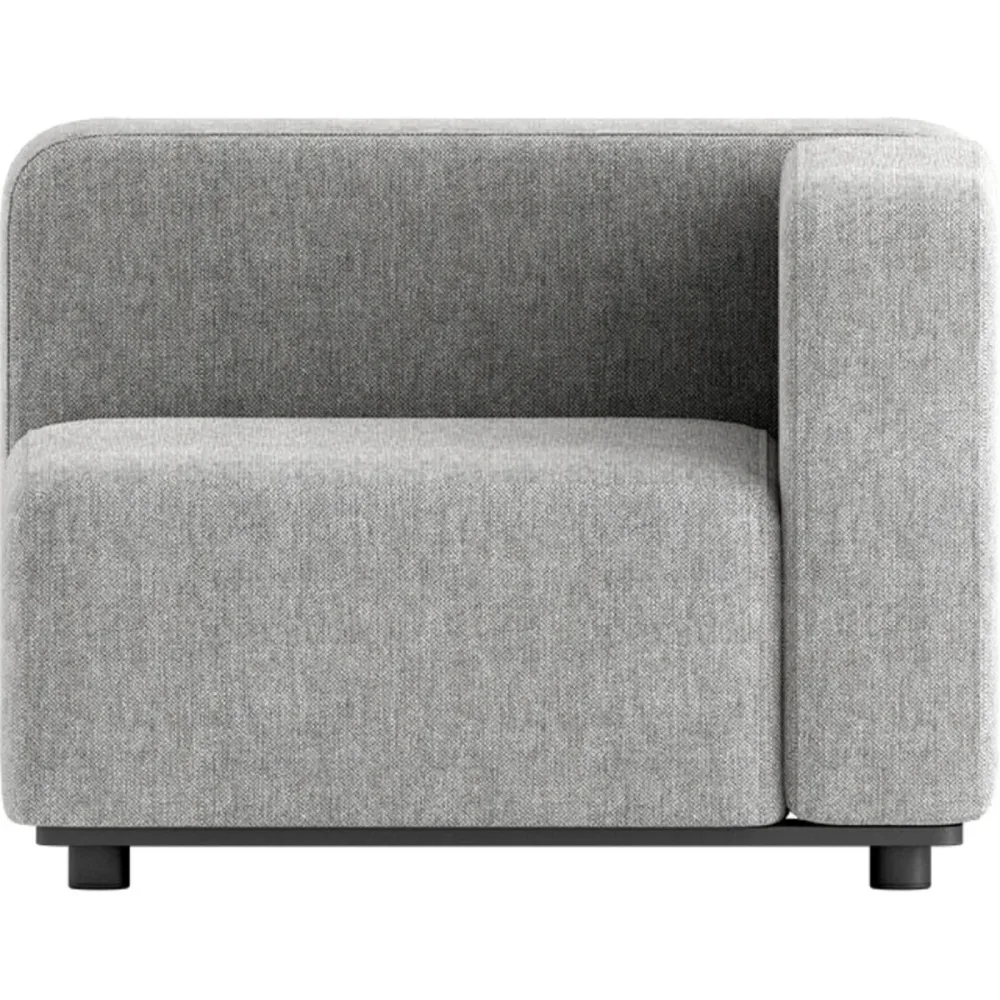 SACKit Loungeelement Cobana Sand Melange Aluminium/Olefin Faser 1 B 95 T 95 cm - Loungeelement