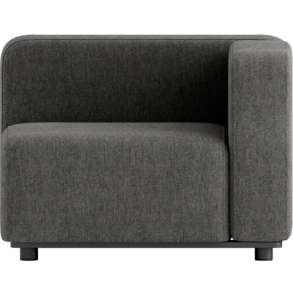 SACKit Loungeelement Cobana Grau Aluminium/Olefin Faser 1 B 95 T 95 cm - Loungeelement
