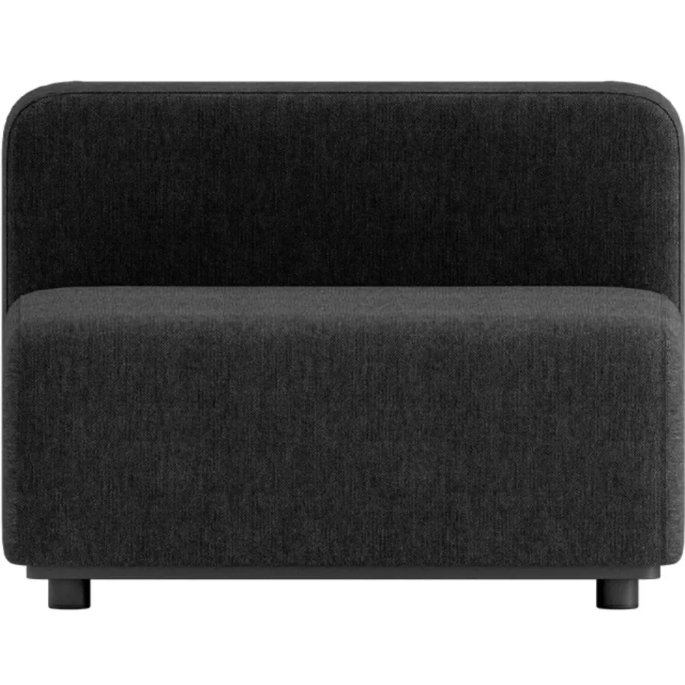 SACKit Loungeelement Cobana Schwarz Aluminium/Olefin Faser 1 B 95 T 95 cm - Loungeelement
