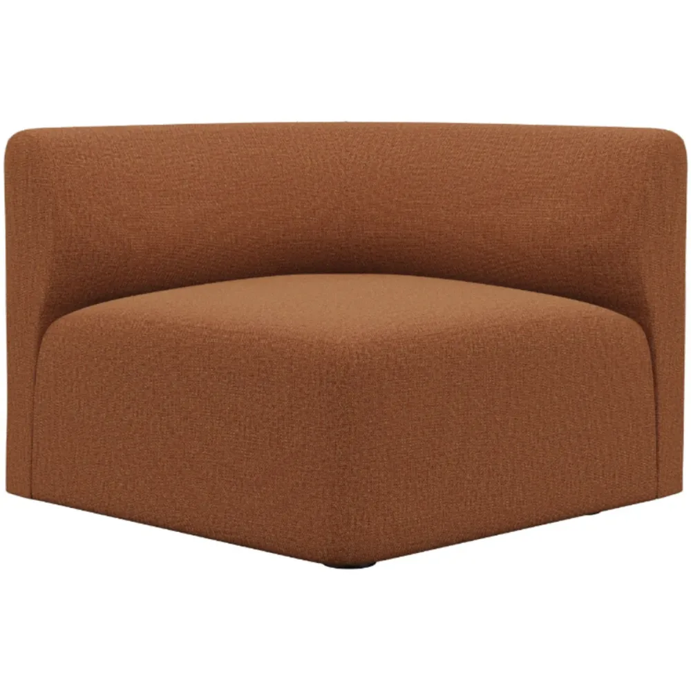SACKit Loungeelement Fjord Terracotta Stoff 1 B 90 T 90 cm - Material: 90 % Polyester (PL). / 10% Polyamid (PA) - Nylon - Loungeelement